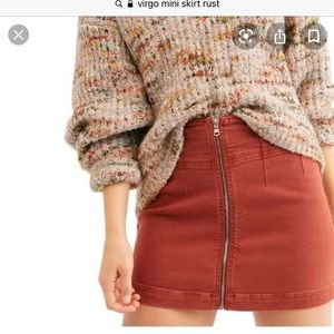 NWT Free people Virgo mini skirt